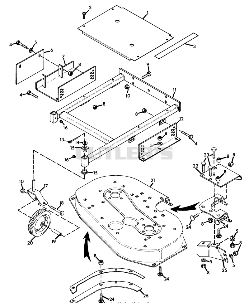 MOWER FRAME