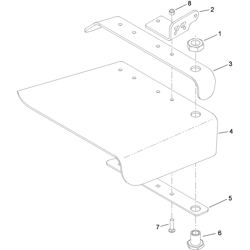 Rubber Deflector Assembly No 117-0469