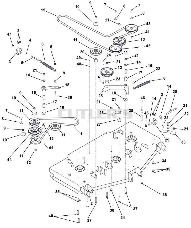 Belts, Pulleys And Idlers