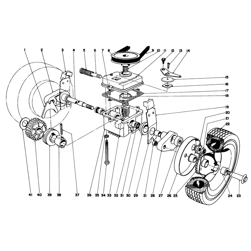 Gear Box Assembly Model No 18171