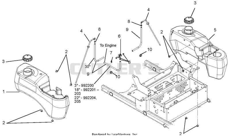 Fuel System, Serial No. 000101 - 002499