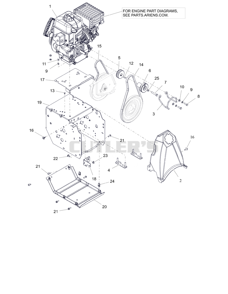Frame And Engine - Compact 24 RapidTrak CE