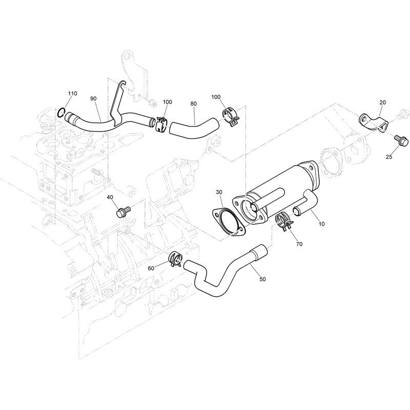 Exhaust Gas Recirculation Cooler Assembly