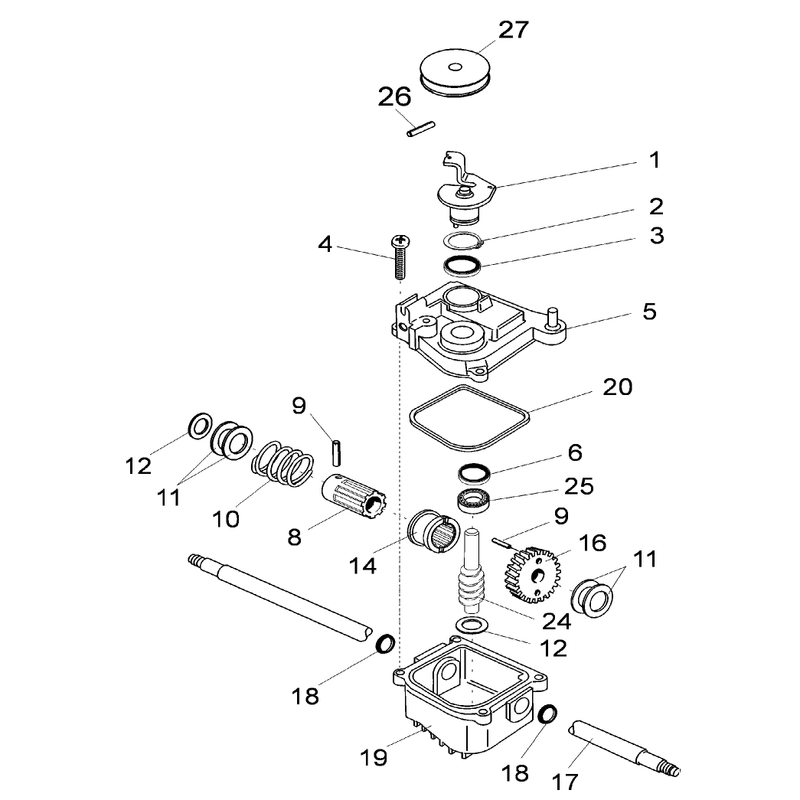 Gearbox Assembly Pn 106-4765