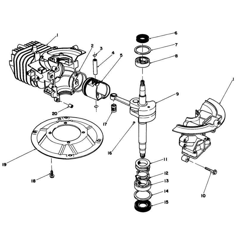 Engine Assembly Model No 47pg6