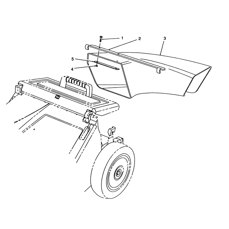 Side Discharge Chute Model No. 59112 (optional)