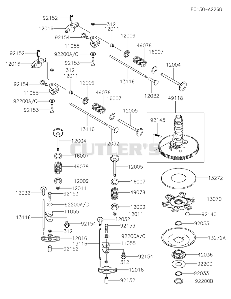 VALVE/CAMSHAFT