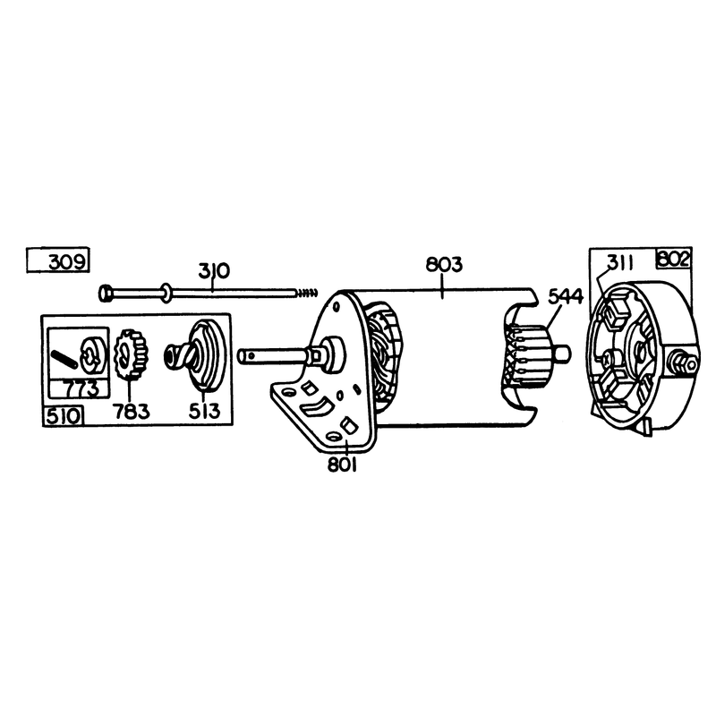 Briggs & Stratton Model 191707-5641-01 (model 57300)