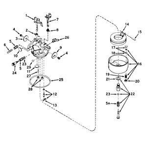 Carburetor No 631115