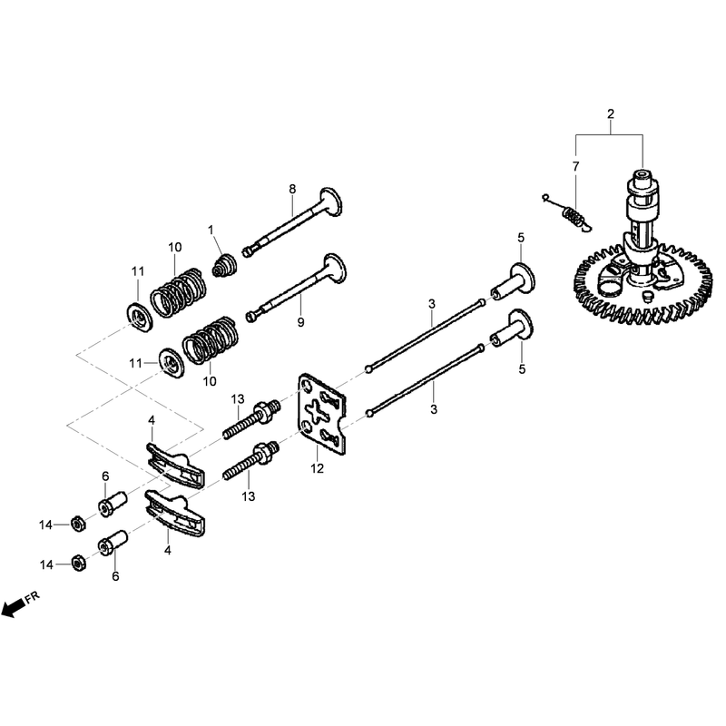 Camshaft Assembly Honda GXV160UH2-T1AH