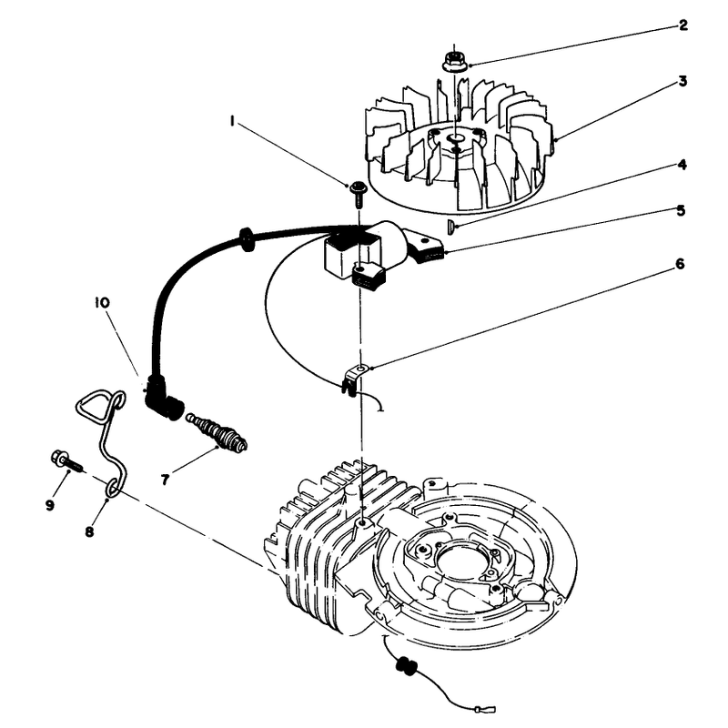 Flywheel and Magneto Assembly