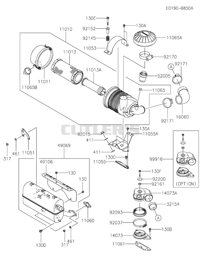 AIR-FILTER/MUFFLER