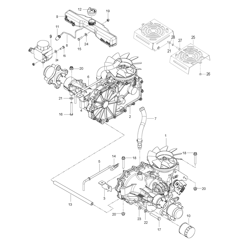 HYDRAULIC PUMP - MOTOR