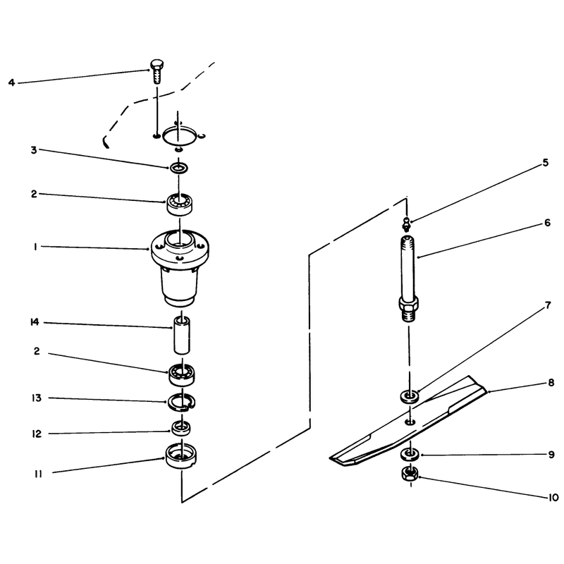 Spindle & Blade Assembly