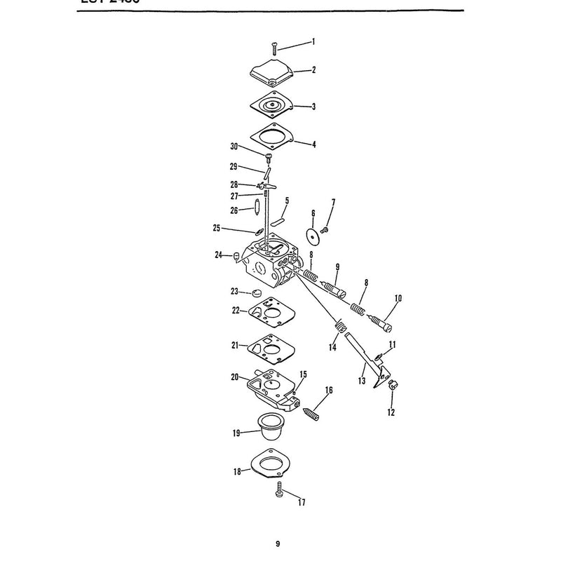 Carburetor C1U-K23 Includes The Following Items