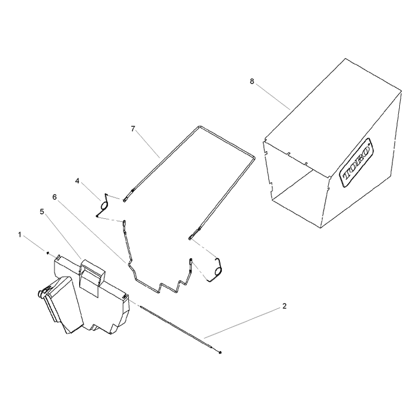 Rear Bagger Assembly No 11-0189