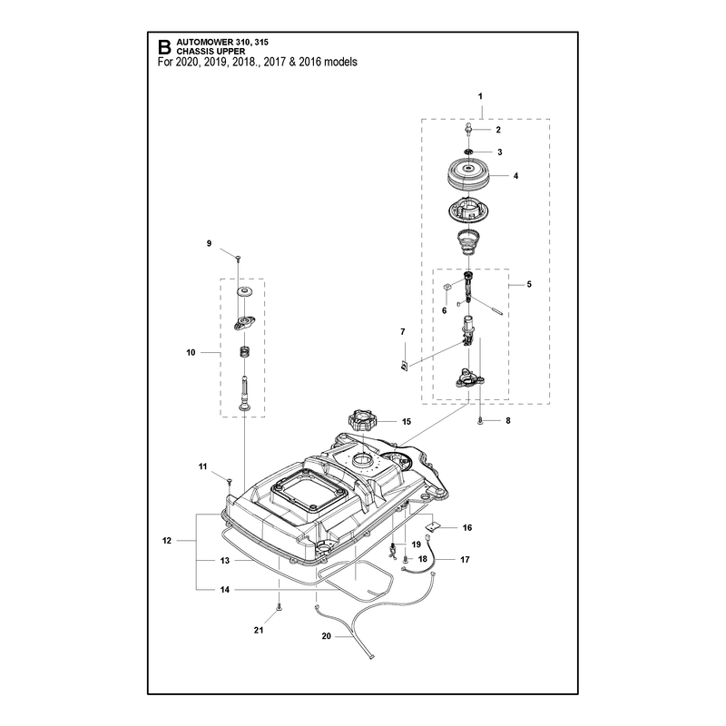 CHASSIS UPPER 2016-