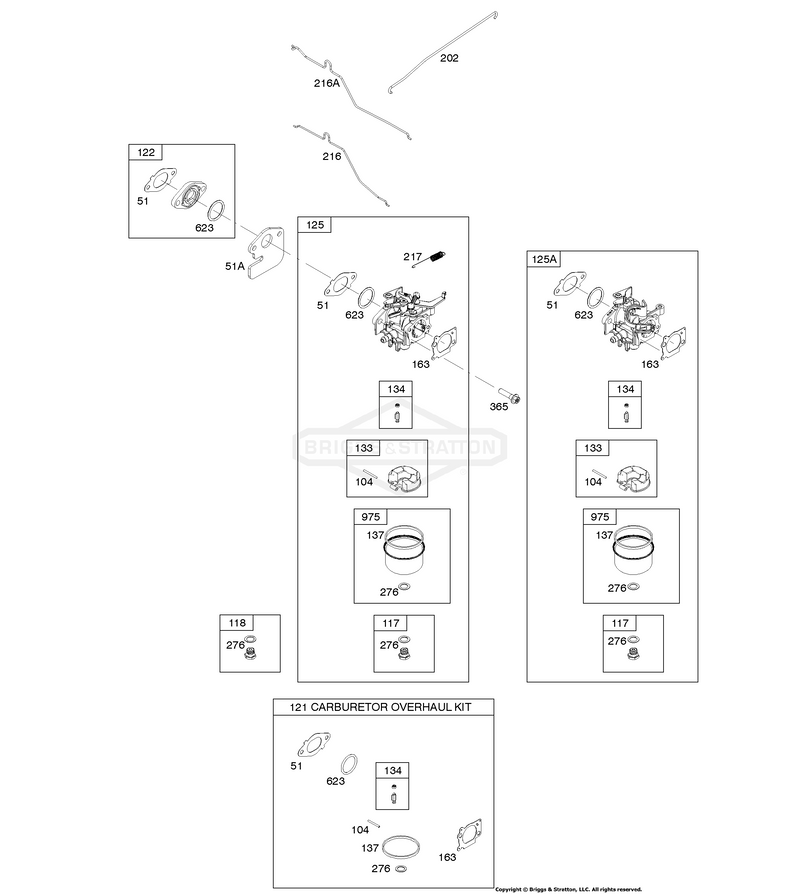 Carburetor, Carburetor Overhaul Kit