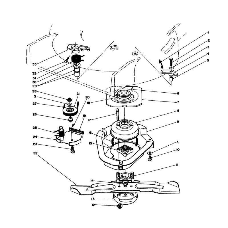 Blade Brake Clutch Assembly