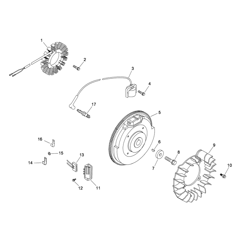 Ignition and Electrical Assembly Kohler CH20S-64763