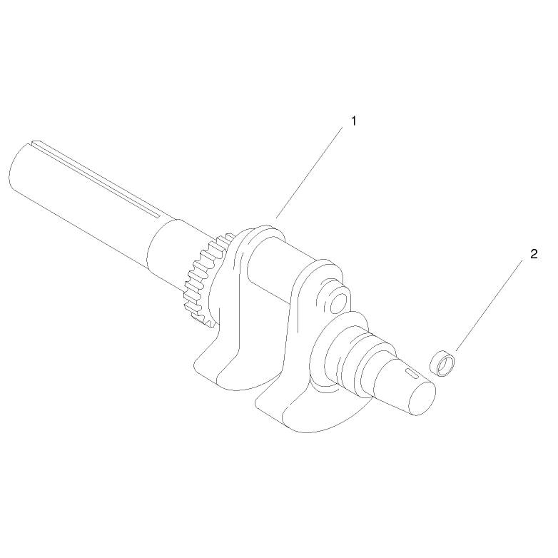 Group 1 Crankshaft ch22s-76513 Kohler