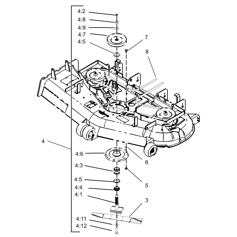 Deck Spindle Assembly