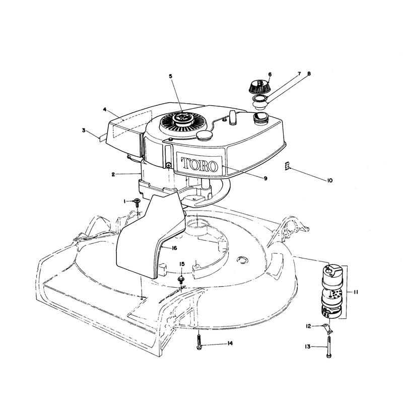 Engine Assembly Model 16297