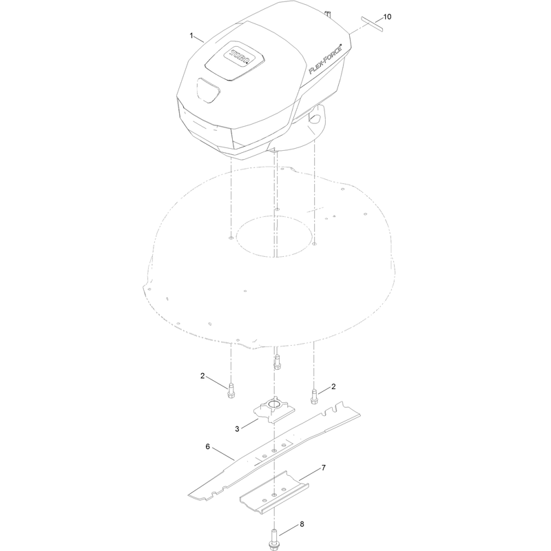 Motor and Blade Assembly
