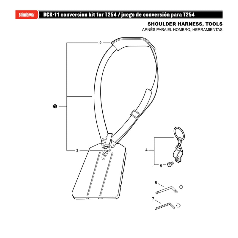 SHOULDER HARNESS, TOOLS