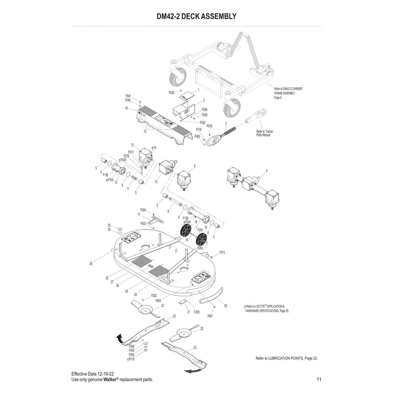 DM42-2 Deck Assembly