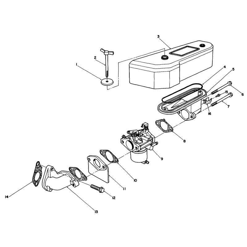 Air Cleaner and Carburetor Assembly