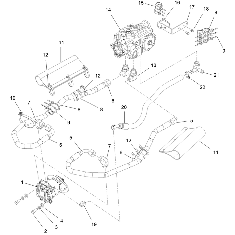 Motor Plumbing Assembly