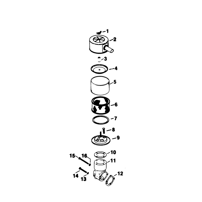 Air Intake Engine Kohler Model No Kt17qs Type No 24324
