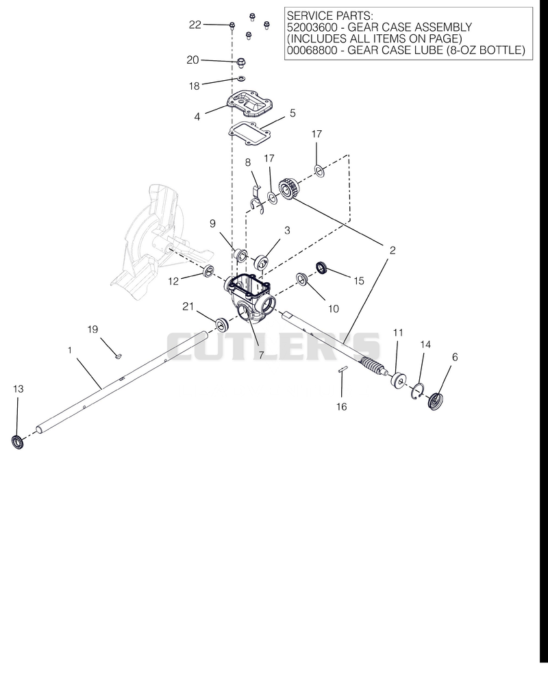 Gear Case - 22"
