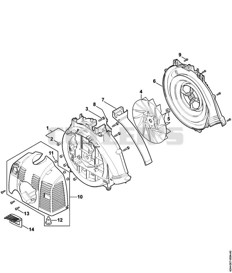 Fan housing, Shroud