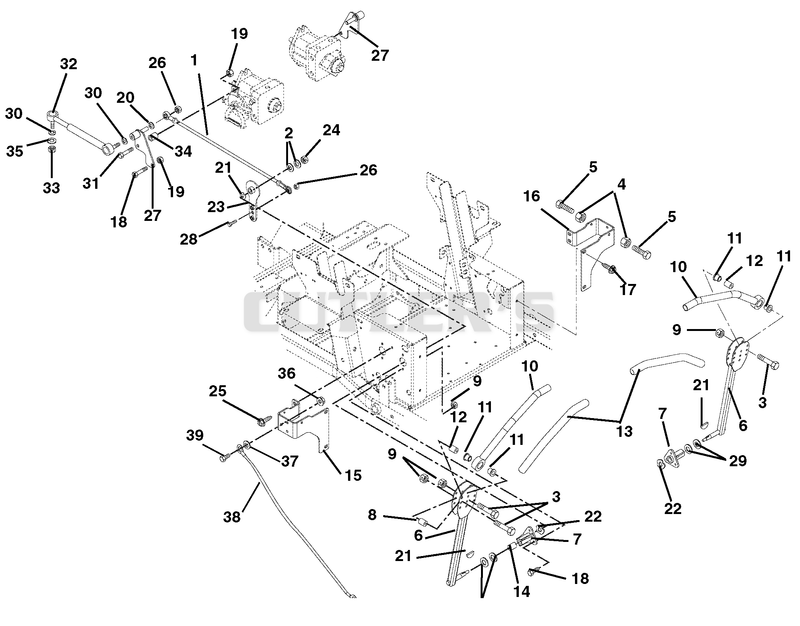 Steering Levers And Linkages Control Panel