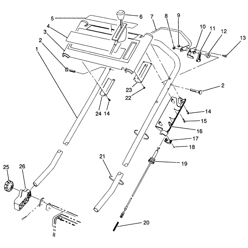 Sp Handle Assembly Model No 20905 Only