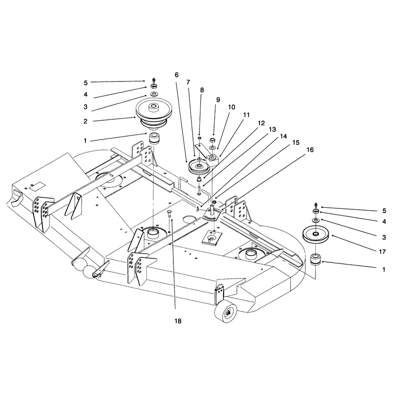 Pulleys and Idler Assembly