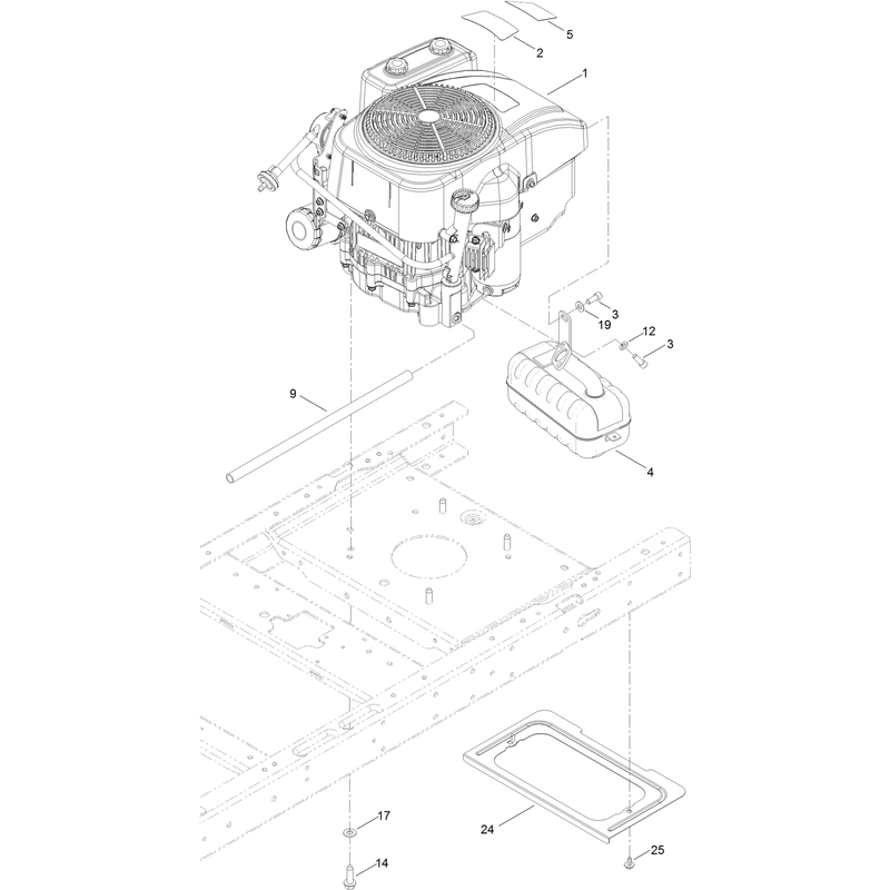 Engine and Blade Assembly
