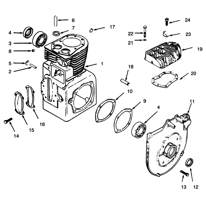 Crankcase and Cylinder Head