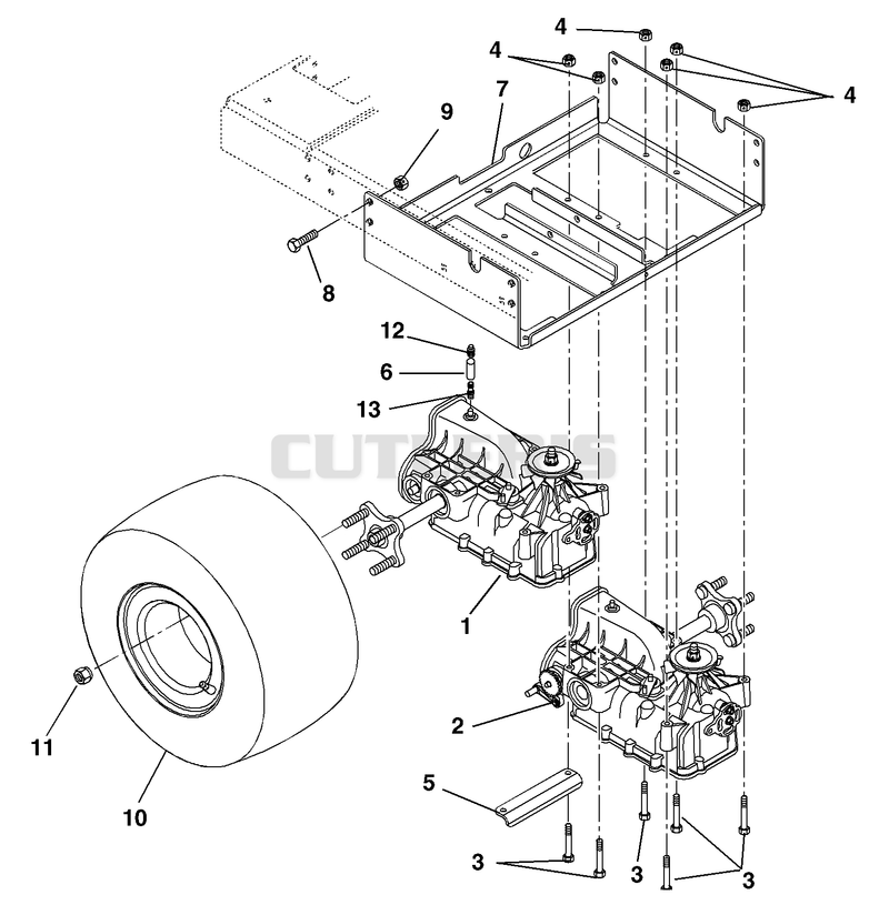Transaxle And Wheels