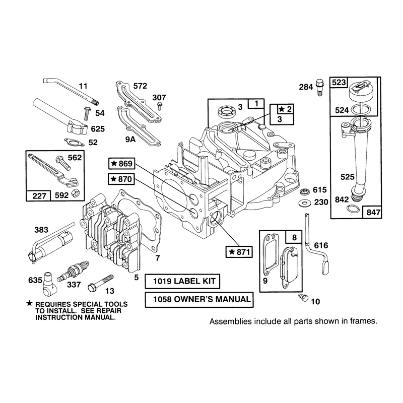 Engine Briggs and Stratton Model 12e802-0620-01