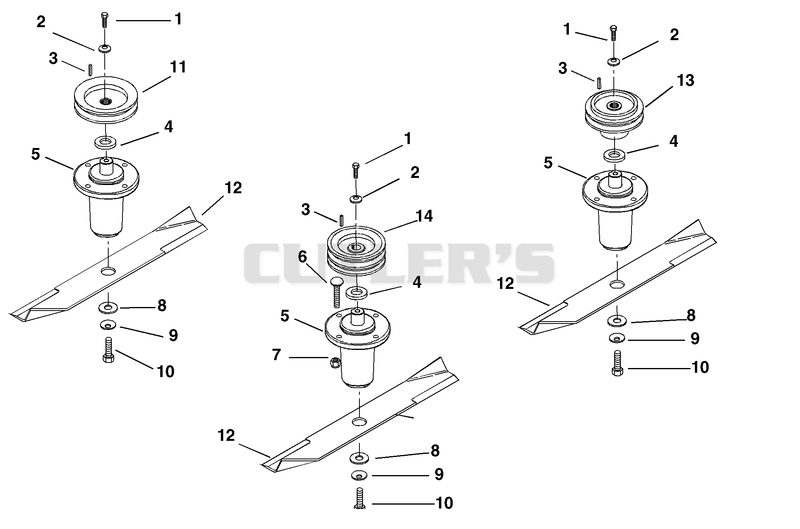 Mower Spindles