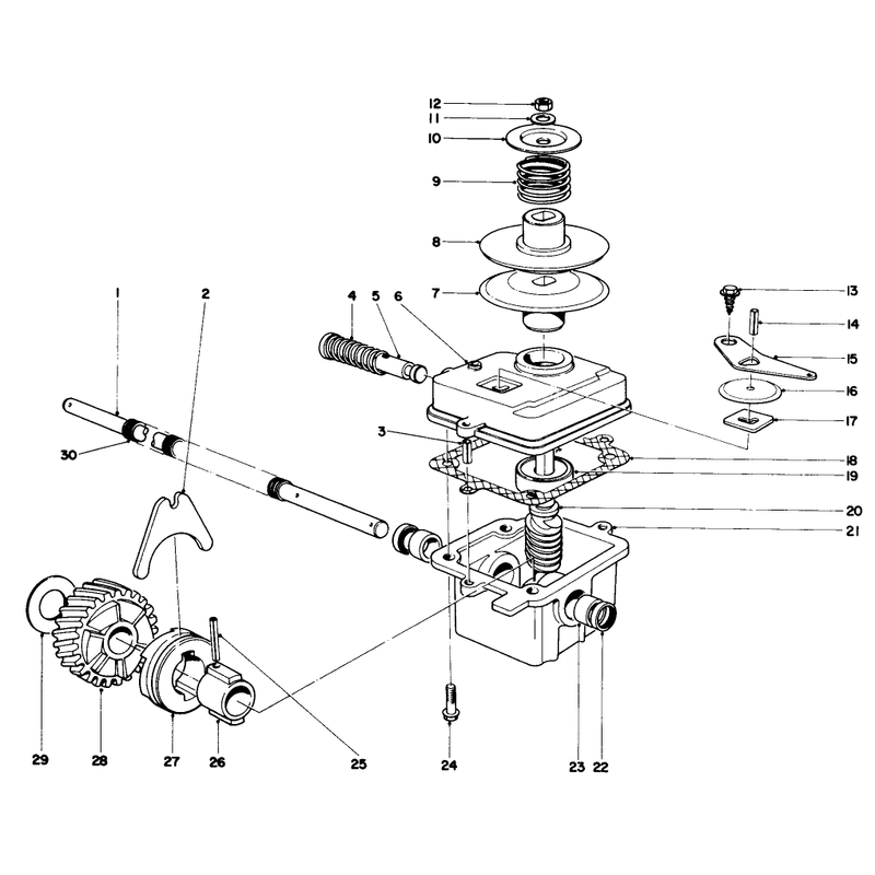 Gear Case Assembly Model 20506 and 20696