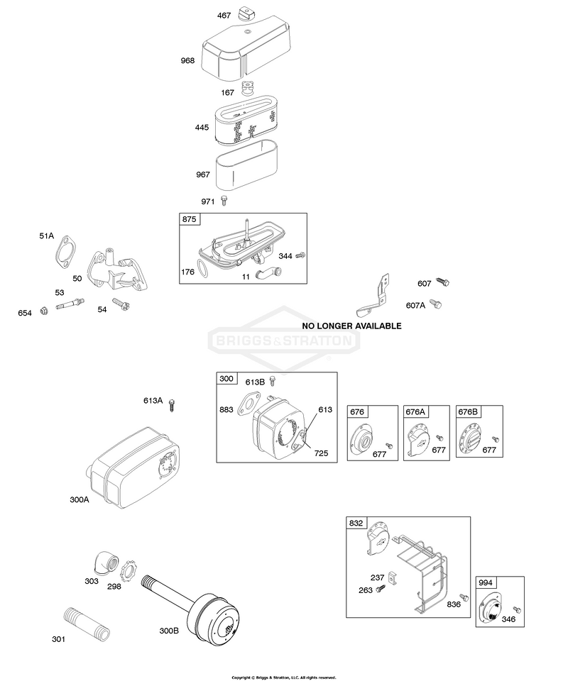 Air Cleaner, Muffler