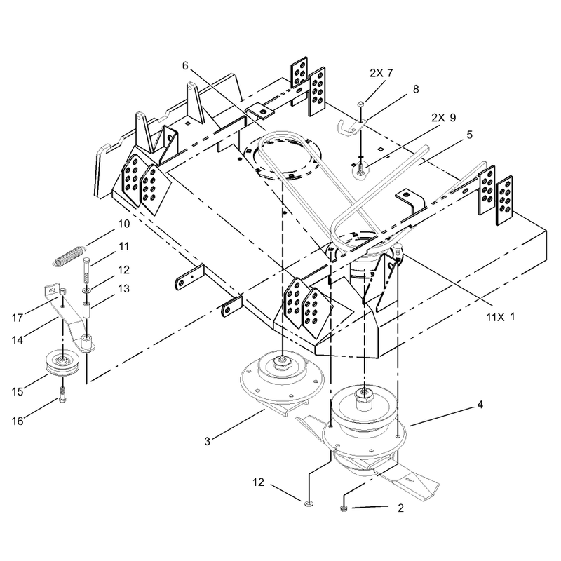 Spindle and Idler Assembly