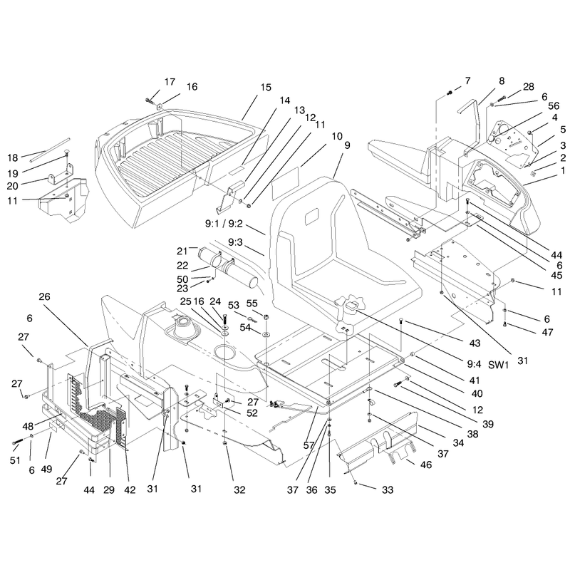 Seat and Fenders