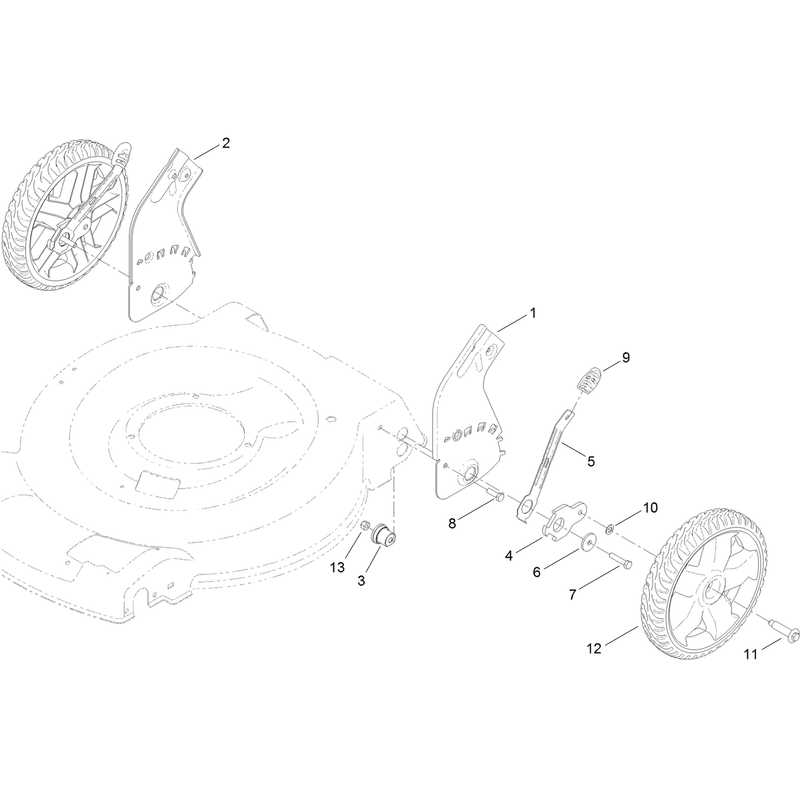 Height of Cut and Rear Wheel Assembly