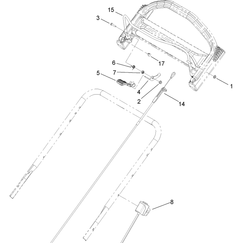 Brake Bail and Cable Assembly