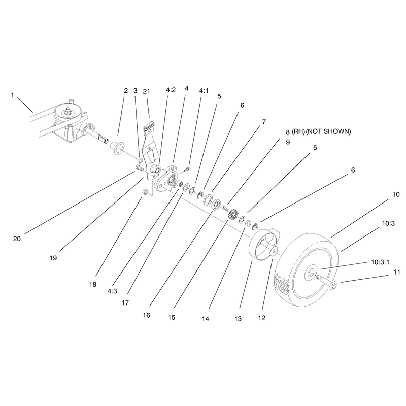 Gear Case and Wheel Assembly